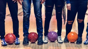 bowling with friends